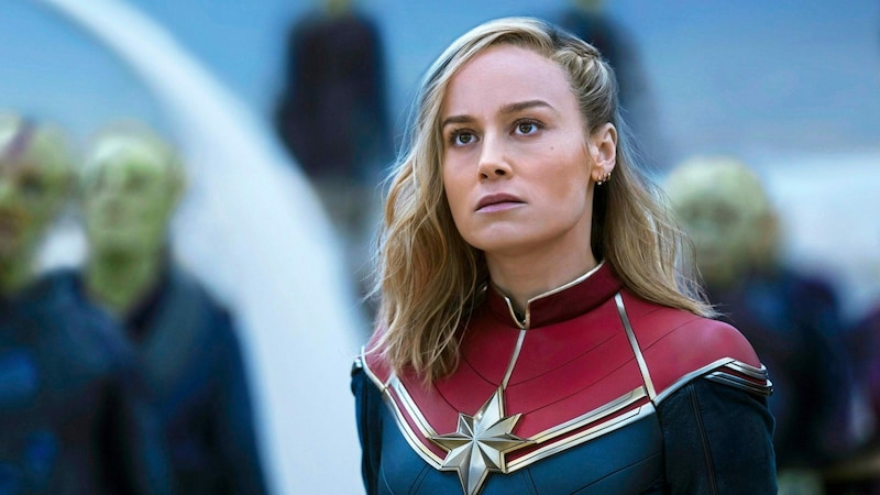 Brie Larson als weibliche Superheldin in der Comic-Verfilmung „The Marvels“. (Bild: MARVEL 2023)