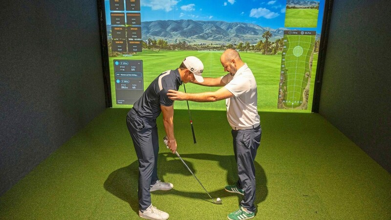In der Solid Golf-Halle werden auch Trainerstunden angeboten. (Bild: MICHAEL_STEIN)
