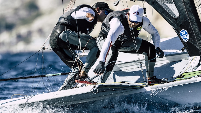 For medal contenders Benjamin Bildstein and David Hussl, things didn't quite go as hoped in the bay of Marseille. (Bild: DAVID PICHLER-dapic.rocks)