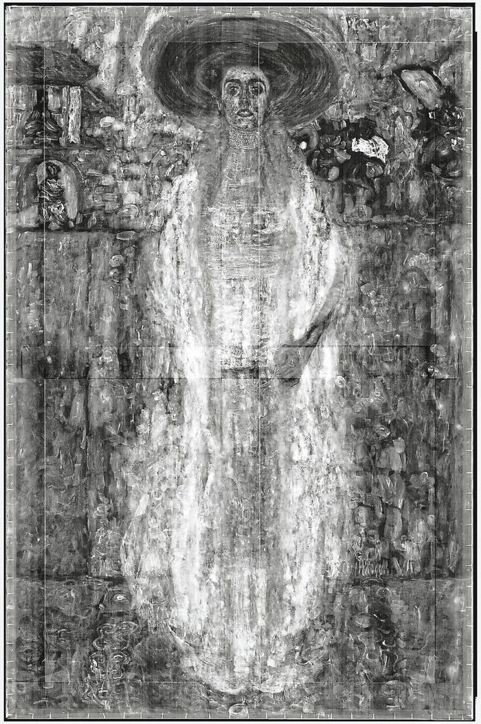 Gustav Klimt, Adele Bloch-Bauer II, 1912 (Röntgenaufnahme)