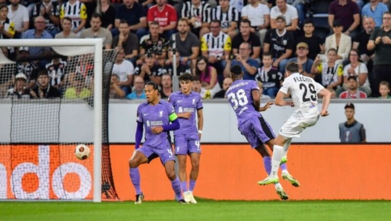 Für den LASK begann die Europa League dank Fleckers 1:0 gegen Liverpool top, trotzdem ist man noch ohne Punkt. (Bild: GEPA pictures/ Avni Retkoceri)