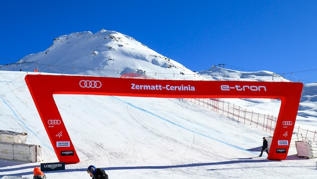Am Donnerstag findet das zweite Training in Zermatt statt. (Bild: GEPA pictures)