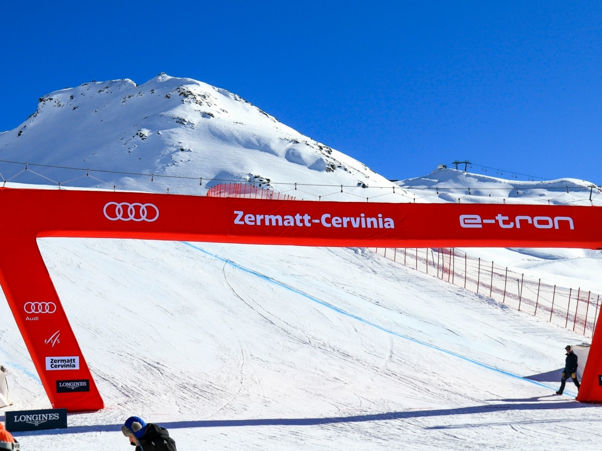 Start auf 3500 Metern Zu windig Abfahrtstraining in Zermatt