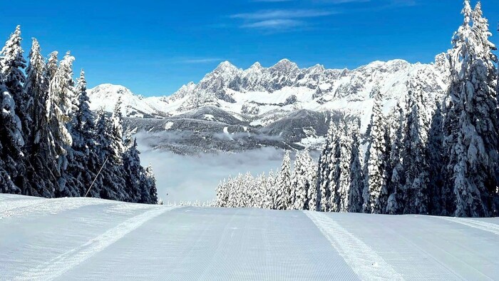 Sieht schon ziemlich nach Winter aus: Auf der Planai sind ab nächster Woche zwei Lifte in ...