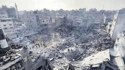 Ende Oktober gab es einen israelischen Luftangriff auf ein Flüchtlingscamp in Jabalia. (Bild: AFP)