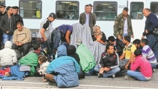 Flüchtlingsansturm 2015 (Bild: KRONEN ZEITUNG)