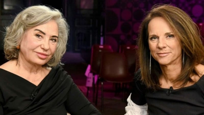 Brigitte Karner im Interview mit ORF-Lady und „Krone“-Kollegin Vera Russwurm (Bild: ORF)