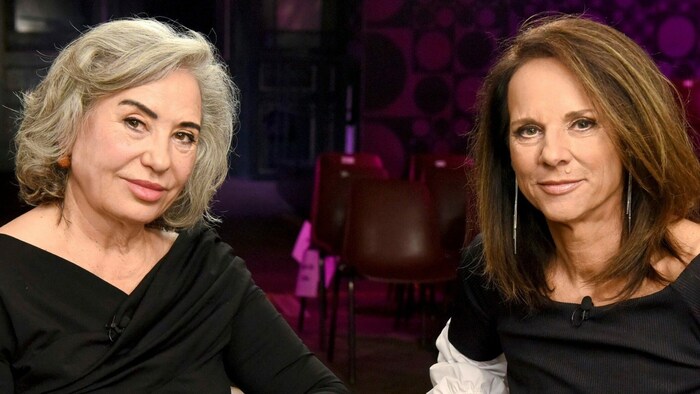 Brigitte Karner in an interview with ORF lady and "Krone" colleague Vera Russwurm