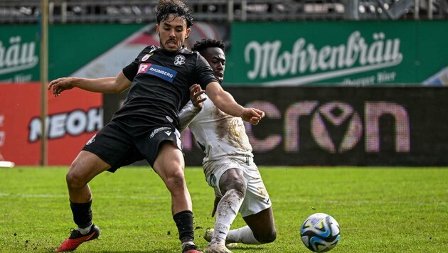 Joao Luiz (li.) und die Bregenzer sind gegen St. Pölten gefordert. (Bild: GEPA pictures)