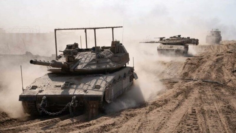 Israelische Infanterieeinheiten rücken mit Unterstützung von Panzertruppen im Kampf gegen die Hamas immer weiter vor. (Bild: www.viennareport.at)