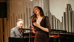 Die Musikerin Ethel Merhaut performte auf Jiddisch, Deutsch und Englisch. (Bild: Tschepp Markus)