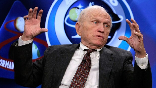 Einer der ersten Menschen, die je die Mondrückseite gesehen haben, Frank Borman (das Archivbild zeigt ihn im Jahr 2008), ist tot. (Bild: AFP/Getty Images/Alex Wong)