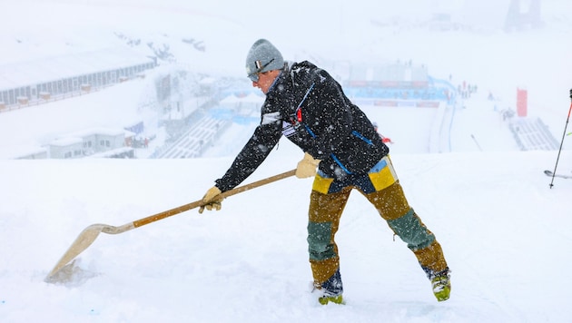 Schnee- und Windchaos in Zermatt (Bild: GEPA pictures)