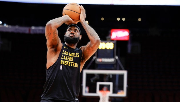 Lakers-Superstar LeBron James (Bild: AFP/GETTY IMAGES/Carmen Mandato)