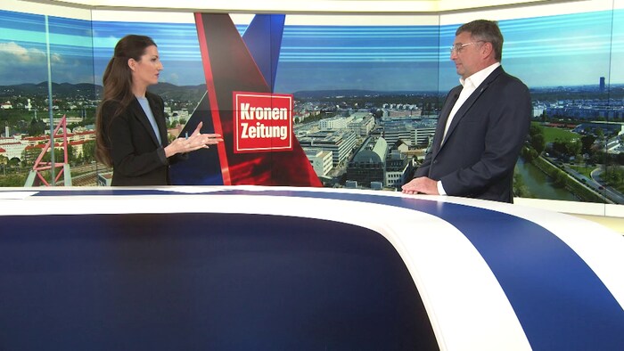 Jörg Leichtfried im krone.tv-Interview mit Conny Winiwarter