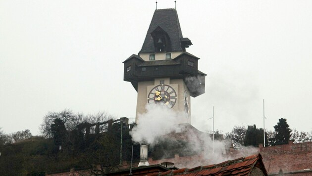 Trotz ungünstiger Beckenlage wird die Luftqualität in Graz ständig besser. (Bild: Jürgen Radspieler)