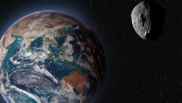 Der Asteroid „Bennu“ kreuzt die Erdbahn. (Bild: lukszczepanski - stock.adobe.com)