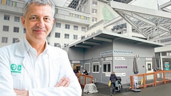 Ernst Eber leitet die Kinderklinik in Graz – und blickt mit Sorge auf Herbst und Winter. (Bild: Christian Jauschowetz, LHK/Uni-Klinikum/Kanizaj, Krone KREATIV)