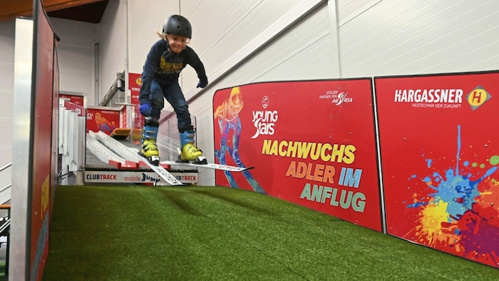 Die Kinderskisprungschanze der Klagenfurter Skisprunggemeinschaft ist sehr beliebt.