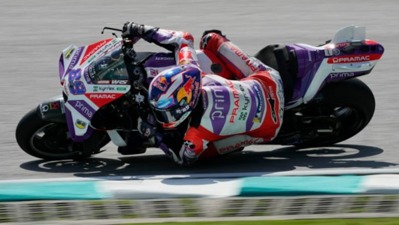 Jorge Martin landet beim Sprintrennen auf Platz zwei. (Bild: Copyright 2023 The Associated Press. All rights reserved)