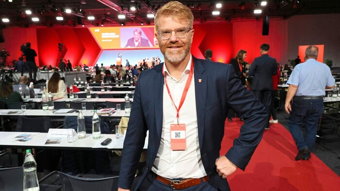 Der Knittelfelder Bürgermeister Harald Bergmann beim Parteitag in Graz