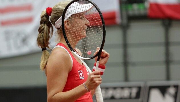 Sorgte für den 1:1-Ausgleich: Sinja Kraus. (Bild: GEPA pictures)