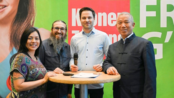 Naturheiltherapeut Bernhard Jakobitsch wurde von Meister Yuantong Liu begleitet.