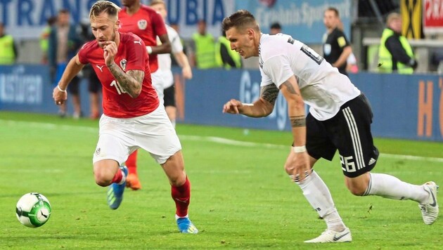 Das bisher letzte Duell gewann Österreich 2018 mit 2:1. (Bild: sepp pail)