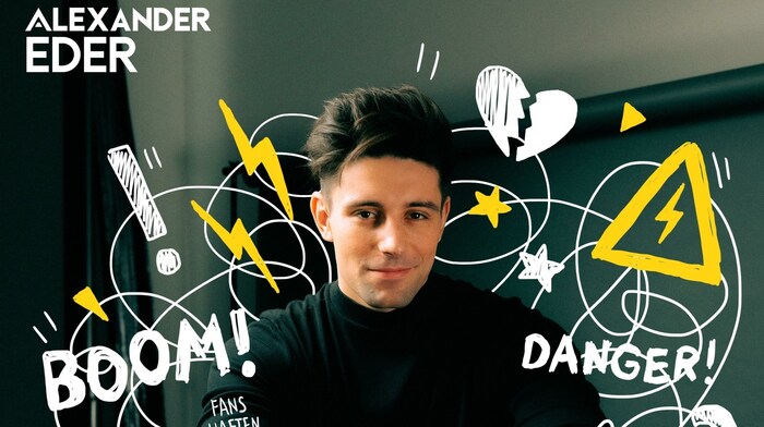 Das ist das Cover seines neuen Albums „Ganz normal“.