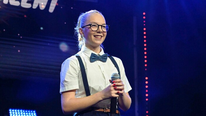 Simone Pogatschnig begeisterte auch mit der Steirischen.