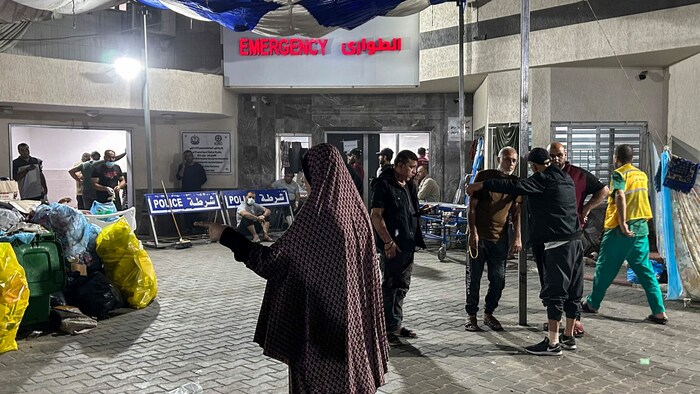 Die Notaufnahme des Al-Shifa-Spitals am 10. November