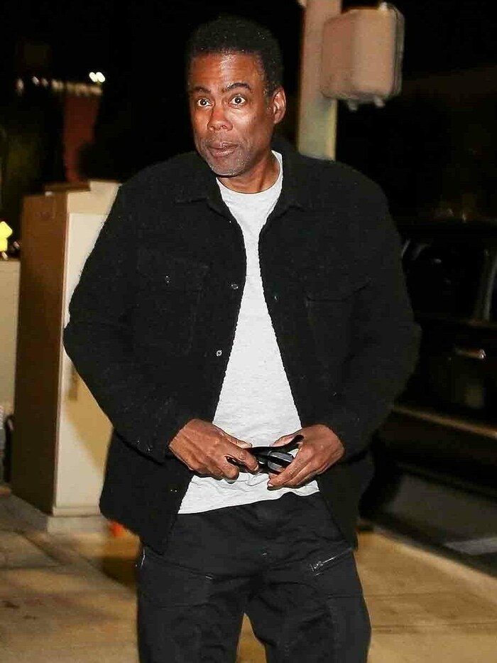 Comedian Chris Rock kam zwar allein zur Party, ging dann aber mit Olivia Wilde.