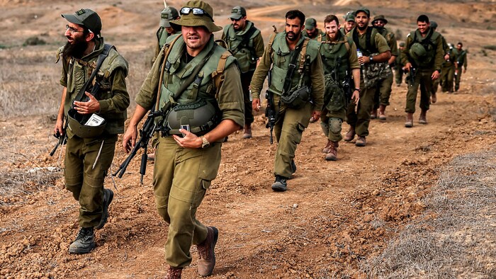 Israels Armee ist auf dem Vormarsch. Der Einsatz verläuft laut Verteidigungsministerium „nach ...