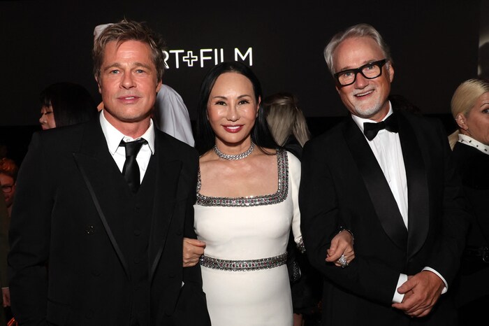Bei dr LACMA Art+Film Gala posierte das Paar nicht für gemeinsame Fotos, amüsierte sich aber prächtig mit den anderen Stars.