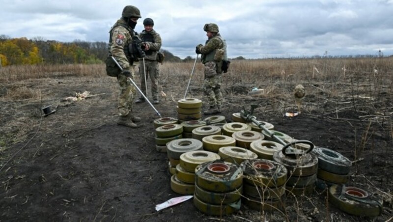 85 Prozent der Landminen treffen zivilie Opfer. (Bild: AFP)