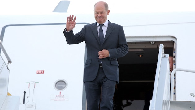 Deutschlands Bundeskanzler Olaf Scholz (Bild: AFP)