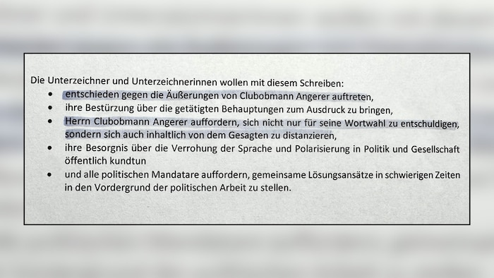 Diese überparteiliche Petition wird in der Landtagssitzung an Angerer übergeben.