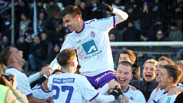 Austria Salzburg submitted the license documents for the 2nd division on Monday. (Bild: Andreas Tröster)