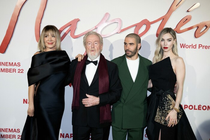Giannina Facio, Director Ridley Scott, Tahar Rahim und Vanessa Kirby bei der Premiere von ...