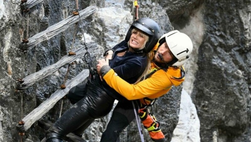 „Eine Heidi gehört in die Berge“, schreibt Klum zu ihrem neuen Job auf Instagram. (Bild: ZDF)