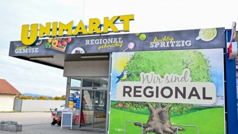 Der Unimarkt in Feldkirchen hat Montag bis Samstag geöffnet. (Bild: Dostal Harald)