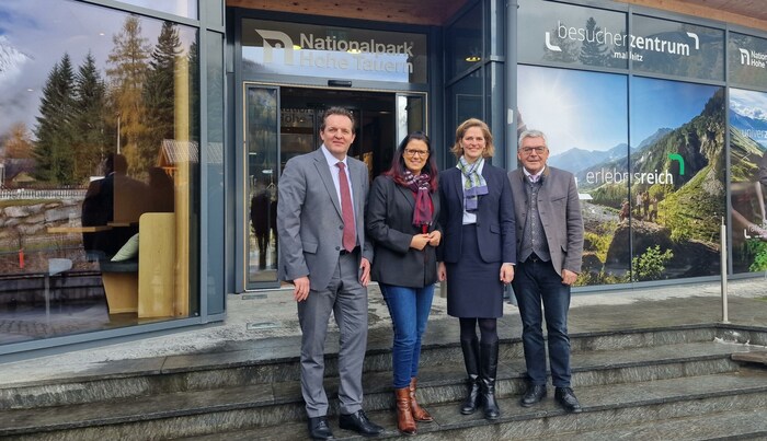 Die Mitglieder des Nationalparkrates (v. l.): René Zumtobel, Sara Schaar, Valerie ...