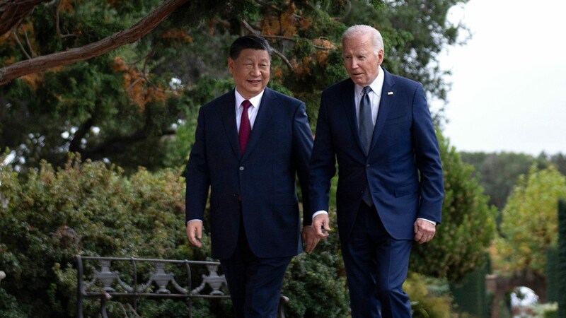 Xi Jinping und Joe Biden haben sich in San Francisco getroffen. (Bild: AFP)