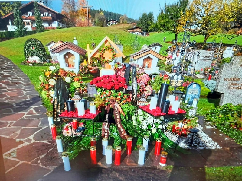 Hannelore Kramms Grabstätte in Kitzbühel (Bild: Foto-Graf)