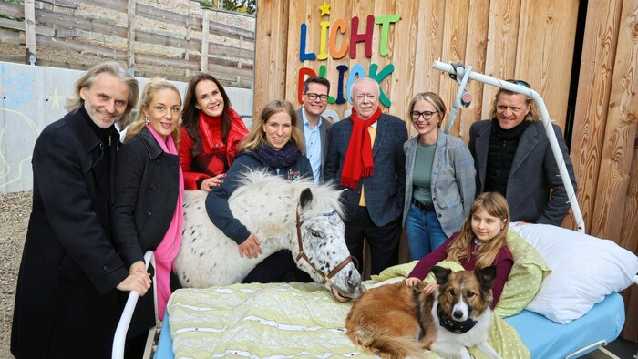 „Lichtblickhof-Botschafter“ unter den Festgästen: Das Schauspieler-Ehepaar Lilian Klebow und ...