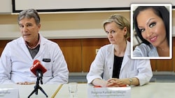 Klinikdirektor Lothar Mayerhofer und Primarärztin Regina Katzenschlager über Dilbers Tod.  (Bild: Anja Richter, Groh Klemens, Krone KREATIV)