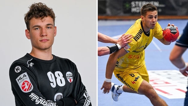 Duell alter Bekannter: Constantin Möstl (l.) empfängt Markus Mahr (r.). (Bild: GEPA)