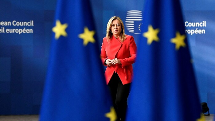 Ministerpräsidentin Giorgia Meloni wird sich einiges an Kritik aus Brüssel anhören müssen. Aber ...