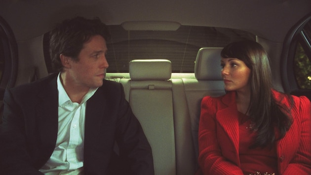 Hugh Grant und Martine McCutcheon in einer Szene aus "Tatsächlich... Liebe" (Bild: UNIVERSAL PICTURES / Mary Evans / picturedesk.com)