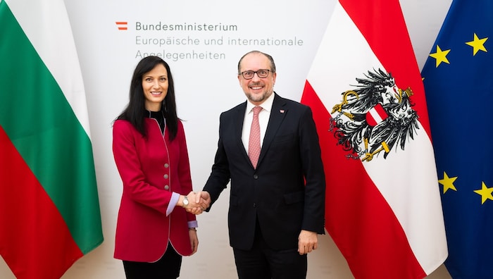 Trotz Österreichs eiserner Haltung war man bemüht, gute Stimmung an den Tag zu legen.